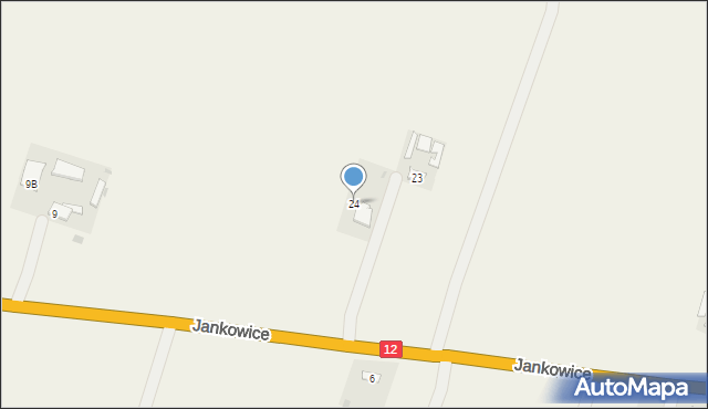 Jankowice, Jankowice, 24, mapa Jankowice