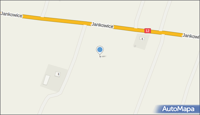 Jankowice, Jankowice, 7, mapa Jankowice