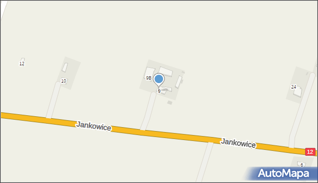 Jankowice, Jankowice, 9, mapa Jankowice