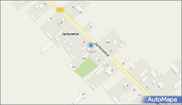 Jankowice, Jankowice, 24, mapa Jankowice