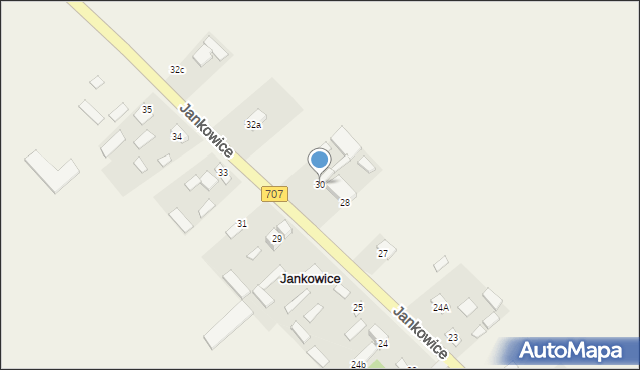 Jankowice, Jankowice, 30, mapa Jankowice