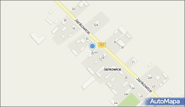 Jankowice, Jankowice, 31, mapa Jankowice