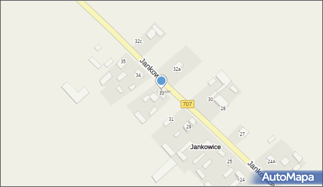 Jankowice, Jankowice, 33, mapa Jankowice