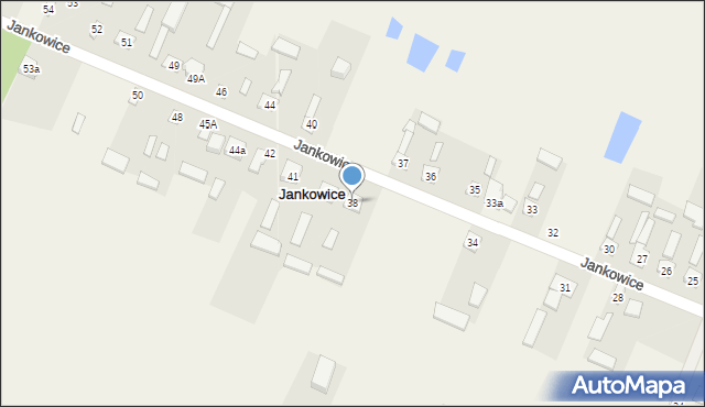Jankowice, Jankowice, 38, mapa Jankowice