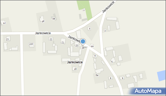 Jankowice, Jankowice, 19, mapa Jankowice