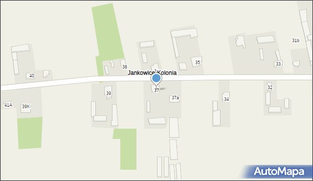 Jankowice, Jankowice, 37, mapa Jankowice