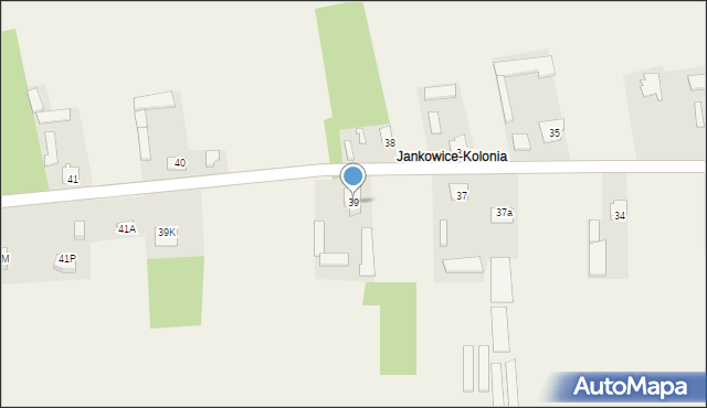 Jankowice, Jankowice, 39, mapa Jankowice