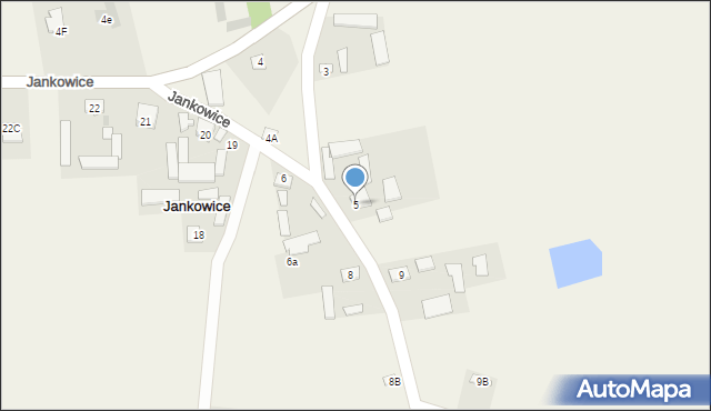 Jankowice, Jankowice, 5, mapa Jankowice