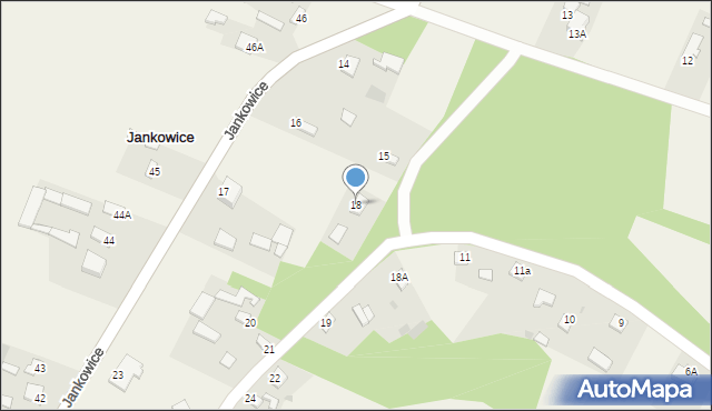 Jankowice, Jankowice, 18, mapa Jankowice