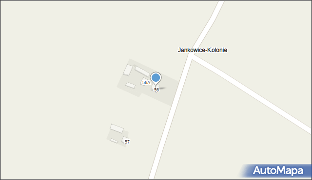 Jankowice, Jankowice, 56, mapa Jankowice