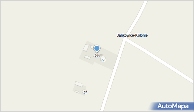 Jankowice, Jankowice, 56A, mapa Jankowice