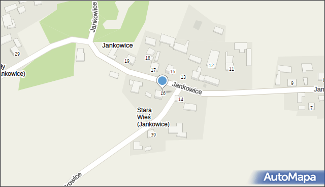 Jankowice, Jankowice, 16, mapa Jankowice