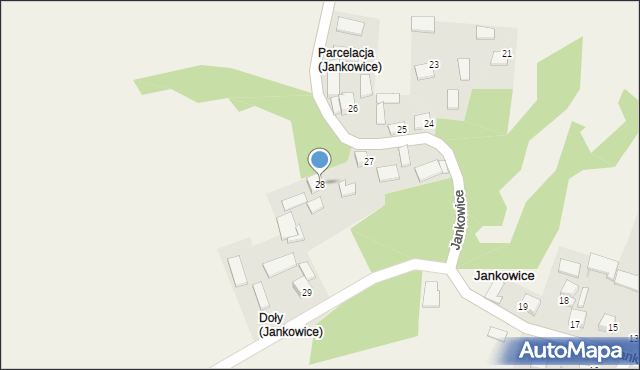 Jankowice, Jankowice, 28, mapa Jankowice