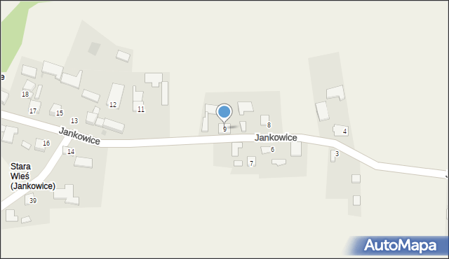 Jankowice, Jankowice, 9, mapa Jankowice