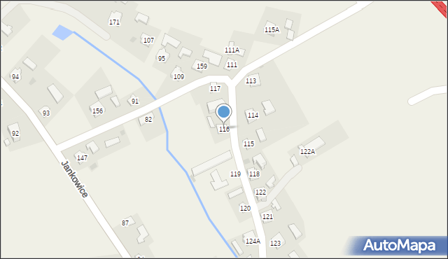 Jankowice, Jankowice, 116, mapa Jankowice