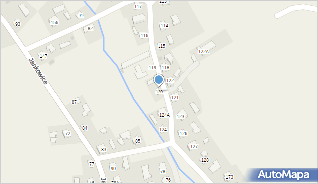 Jankowice, Jankowice, 120, mapa Jankowice