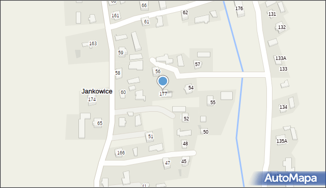 Jankowice, Jankowice, 177, mapa Jankowice