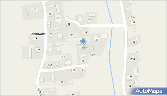 Jankowice, Jankowice, 52, mapa Jankowice