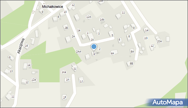 Jankowice, Jarzębinowa, 4, mapa Jankowice