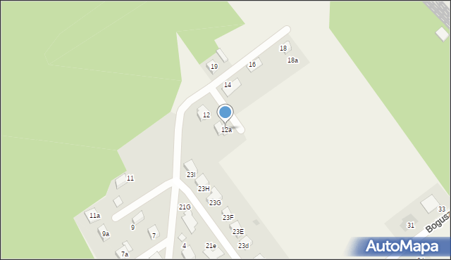 Jankowice, Jaworowa, 12a, mapa Jankowice