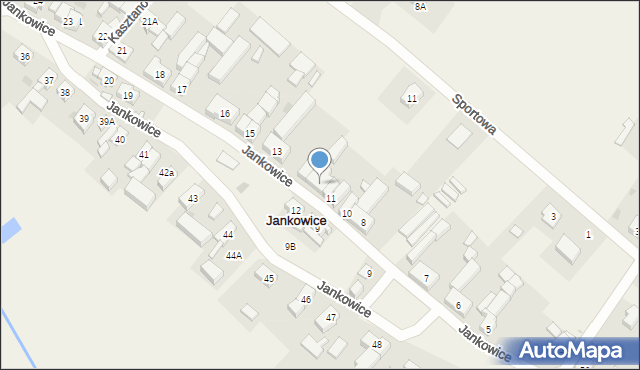 Jankowice, Jankowice, 11a, mapa Jankowice