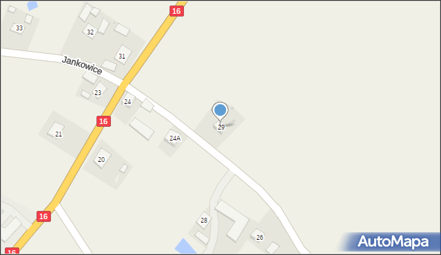 Jankowice, Jankowice, 29, mapa Jankowice