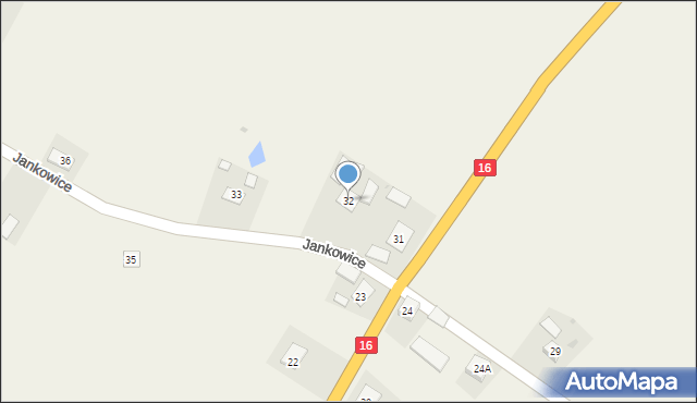 Jankowice, Jankowice, 32, mapa Jankowice