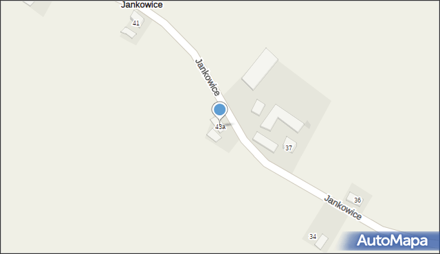 Jankowice, Jankowice, 43a, mapa Jankowice