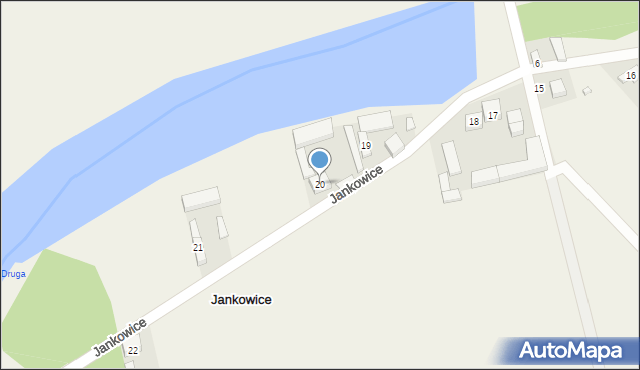 Jankowice, Jankowice, 20, mapa Jankowice