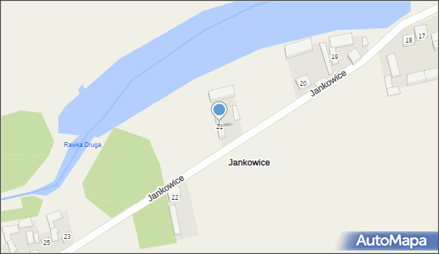 Jankowice, Jankowice, 21, mapa Jankowice