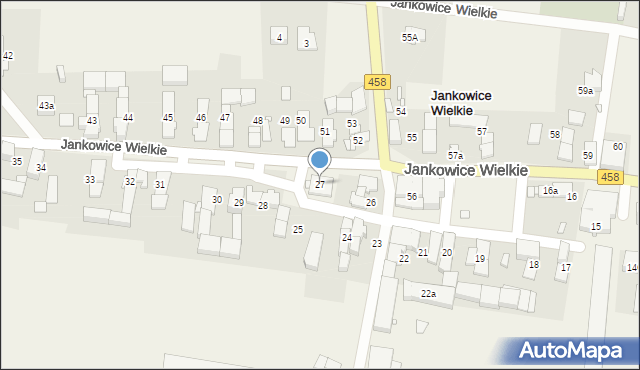 Jankowice Wielkie, Jankowice Wielkie, 27, mapa Jankowice Wielkie