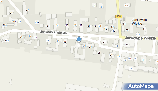 Jankowice Wielkie, Jankowice Wielkie, 30, mapa Jankowice Wielkie