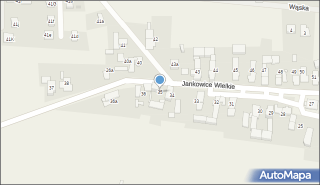 Jankowice Wielkie, Jankowice Wielkie, 35, mapa Jankowice Wielkie