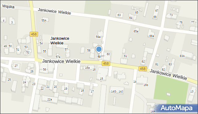 Jankowice Wielkie, Jankowice Wielkie, 59, mapa Jankowice Wielkie