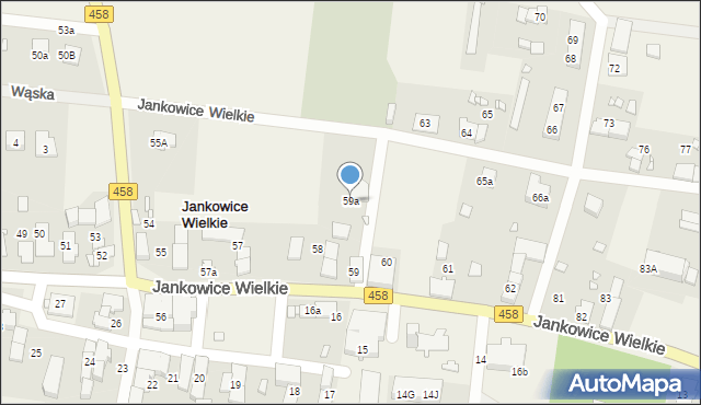 Jankowice Wielkie, Jankowice Wielkie, 59a, mapa Jankowice Wielkie