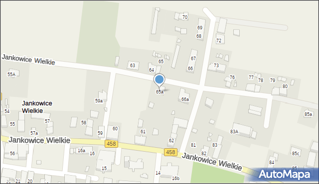 Jankowice Wielkie, Jankowice Wielkie, 65a, mapa Jankowice Wielkie