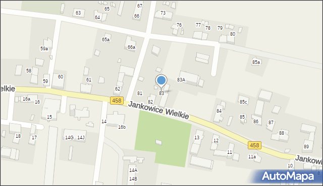 Jankowice Wielkie, Jankowice Wielkie, 83, mapa Jankowice Wielkie