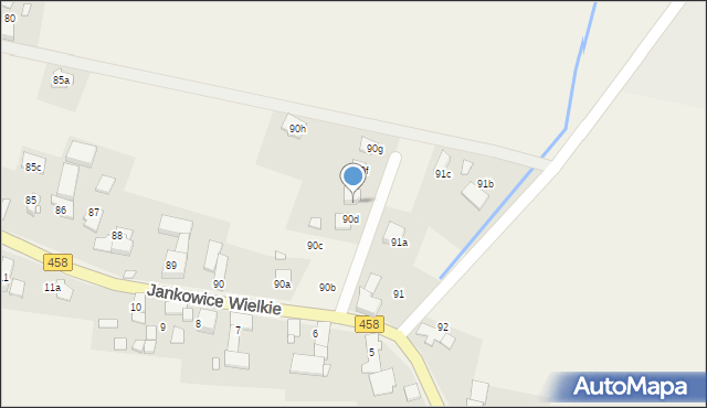 Jankowice Wielkie, Jankowice Wielkie, 90e, mapa Jankowice Wielkie