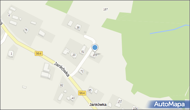 Jankówka, Jankówka, 103, mapa Jankówka