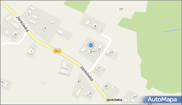 Jankówka, Jankówka, 20, mapa Jankówka