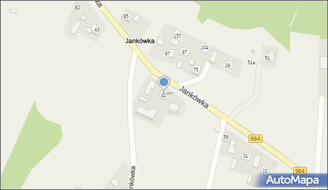 Jankówka, Jankówka, 41, mapa Jankówka