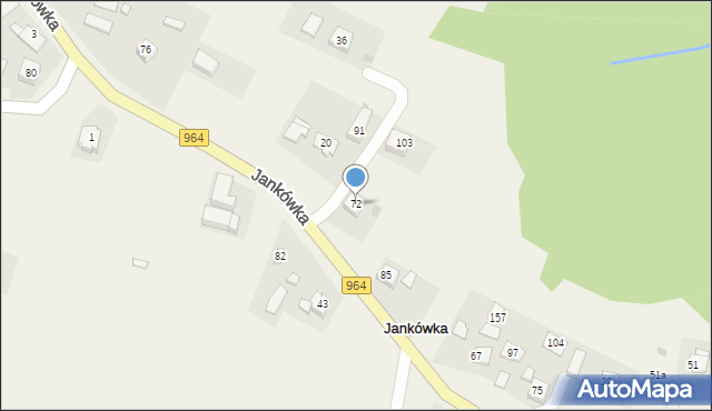 Jankówka, Jankówka, 72, mapa Jankówka