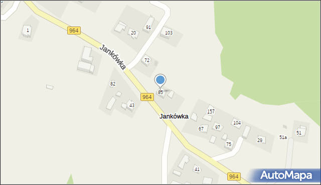 Jankówka, Jankówka, 85, mapa Jankówka