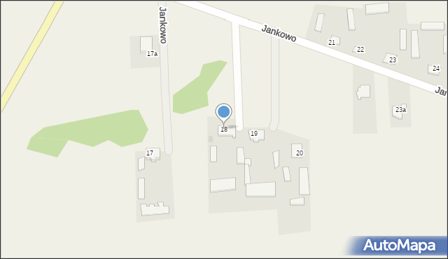 Jankowo, Jankowo, 18, mapa Jankowo