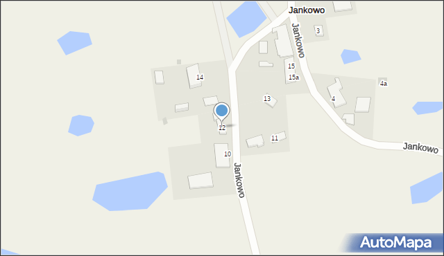 Jankowo, Jankowo, 12, mapa Jankowo