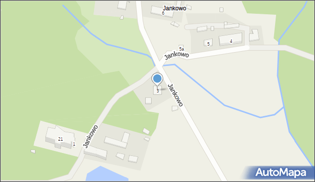 Jankowo, Jankowo, 3, mapa Jankowo