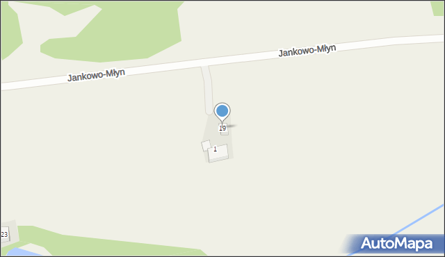 Jankowo, Jankowo, 19, mapa Jankowo