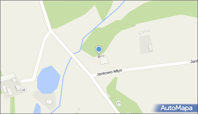 Jankowo, Jankowo, 45, mapa Jankowo