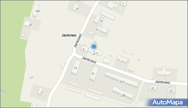 Jankowo, Jankowo, 4, mapa Jankowo