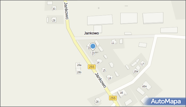 Jankowo, Jankowo, 13, mapa Jankowo